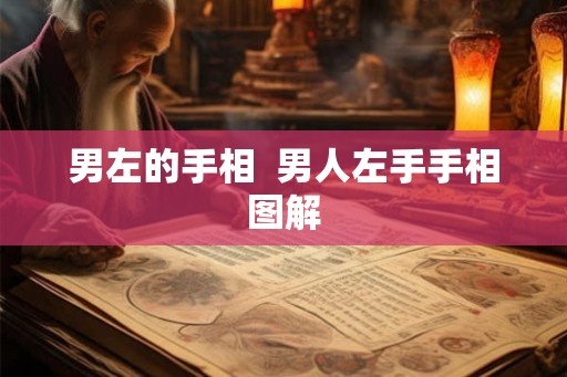 男左的手相  男人左手手相图解
