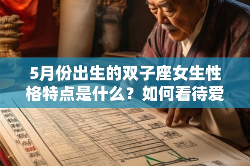 5月份出生的双子座女生性格特点是什么？如何看待爱情？
