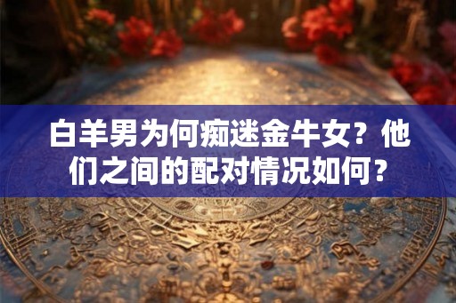 白羊男为何痴迷金牛女?他们之间的配对情况如何? 白羊男为何痴迷金牛女?他们之间的配对情况如何?