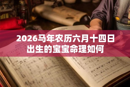 2026马年农历六月十四日出生的宝宝命理如何