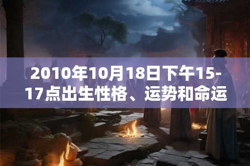 2010年10月18日下午15-17点出生性格、运势和命运