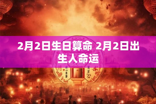 2月2日生日算命 2月2日出生人命运