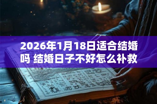 2026年1月18日适合结婚吗 结婚日子不好怎么补救 2026年1月18日适合结婚吗 结婚日子不好怎么补救
