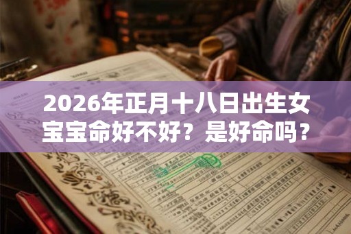 2026年正月十八日出生女宝宝命好不好？是好命吗？