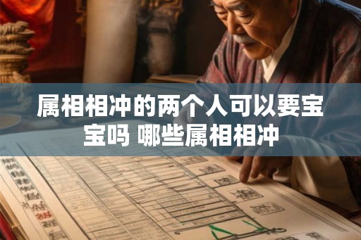 属相相冲的两个人可以要宝宝吗 哪些属相相冲