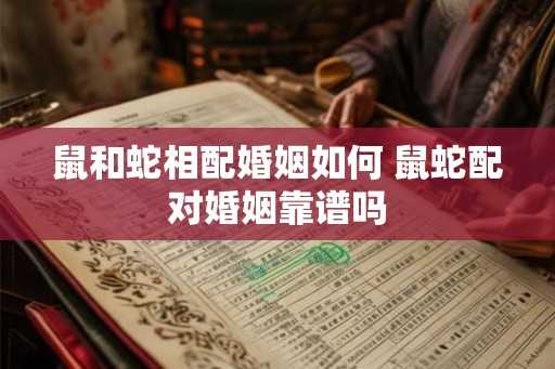 鼠和蛇相配婚姻如何 鼠蛇配对婚姻靠谱吗