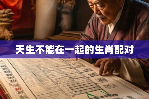 天生不能在一起的生肖配对