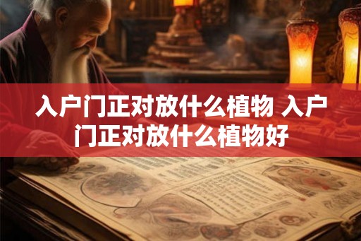 入户门正对放什么植物 入户门正对放什么植物好