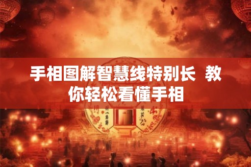 手相图解智慧线特别长  教你轻松看懂手相