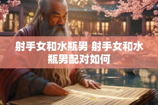 射手女和水瓶男 射手女和水瓶男配对如何