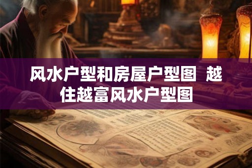 风水户型和房屋户型图  越住越富风水户型图