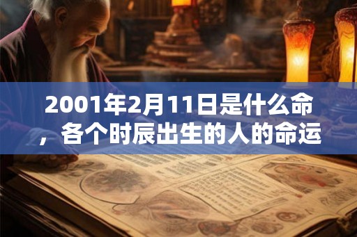 2001年2月11日是什么命，各个时辰出生的人的命运