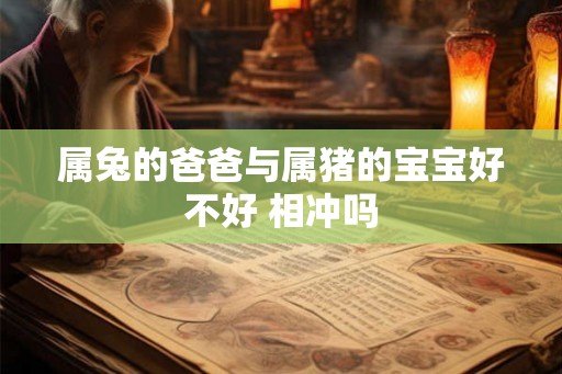 属兔的爸爸与属猪的宝宝好不好 相冲吗