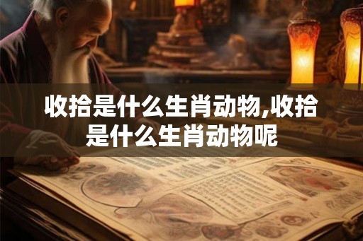 收拾是什么生肖动物,收拾是什么生肖动物呢