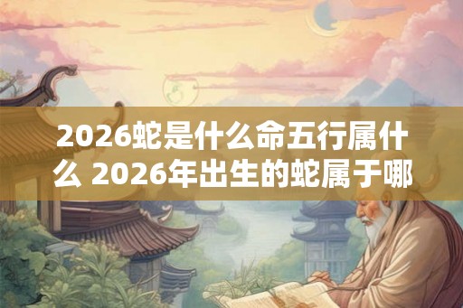 2026蛇是什么命五行属什么 2026年出生的蛇属于哪个五行