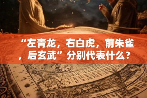 “左青龙，右白虎，前朱雀，后玄武”分别代表什么？