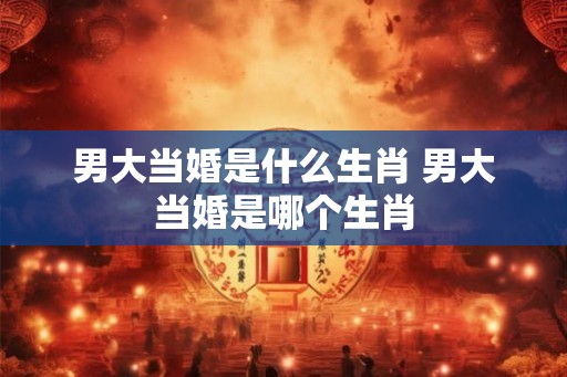男大当婚是什么生肖 男大当婚是哪个生肖