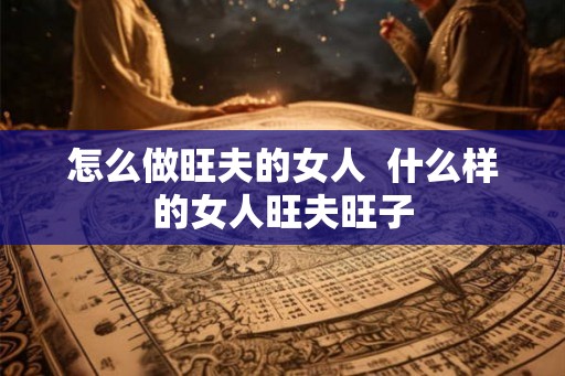 怎么做旺夫的女人  什么样的女人旺夫旺子