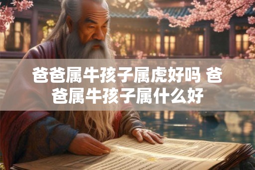爸爸属牛孩子属虎好吗 爸爸属牛孩子属什么好 爸爸属牛孩子属虎好吗 爸爸属牛孩子属什么好
