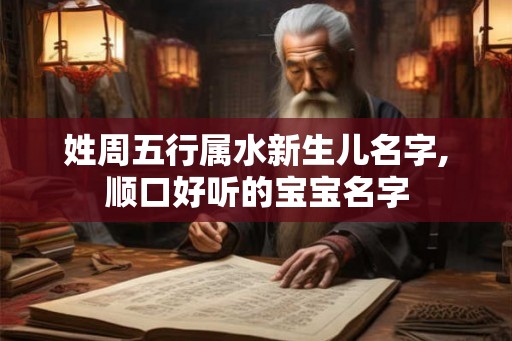 姓周五行属水新生儿名字,顺口好听的宝宝名字 姓周五行属水新生儿名字,顺口好听的宝宝名字