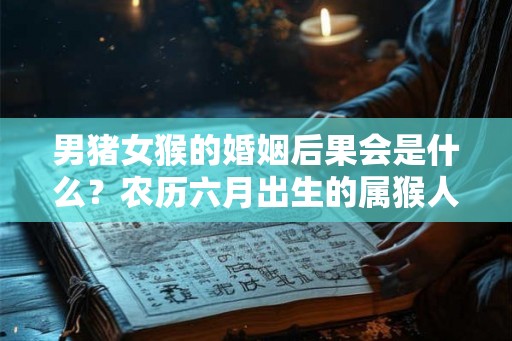 男猪女猴的婚姻后果会是什么？农历六月出生的属猴人命好吗？