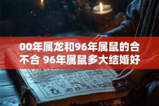 00年属龙和96年属鼠的合不合 96年属鼠多大结婚好