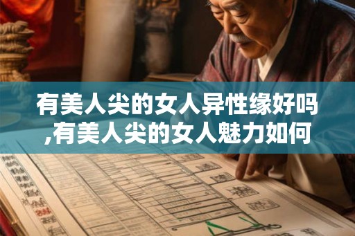 有美人尖的女人异性缘好吗,有美人尖的女人魅力如何