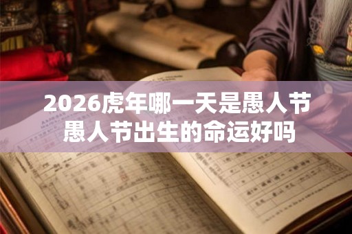 2026虎年哪一天是愚人节 愚人节出生的命运好吗 2026虎年哪一天是愚人节 愚人节出生的命运好吗