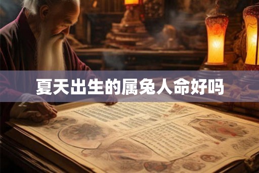 夏天出生的属兔人命好吗