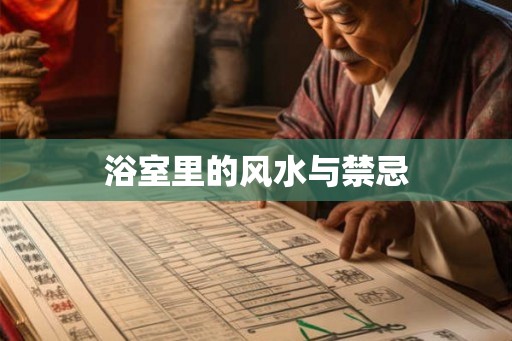 浴室里的风水与禁忌