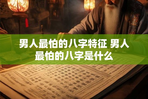 男人最怕的八字特征 男人最怕的八字是什么