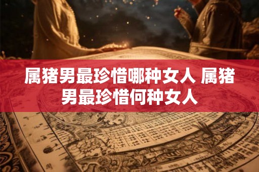 属猪男最珍惜哪种女人 属猪男最珍惜何种女人