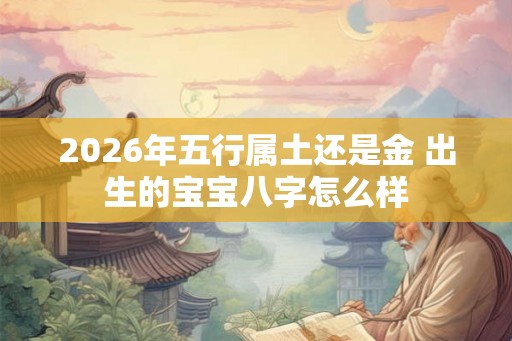 2026年五行属土还是金 出生的宝宝八字怎么样