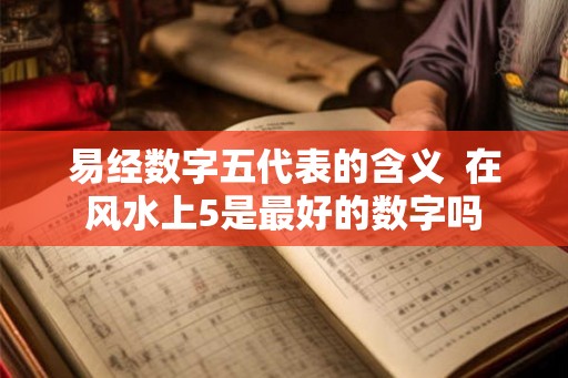 易经数字五代表的含义  在风水上5是最好的数字吗