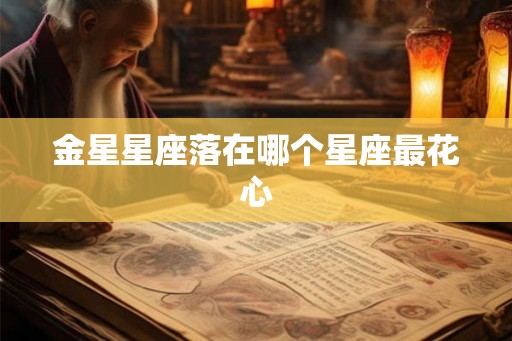 金星星座落在哪个星座最花心