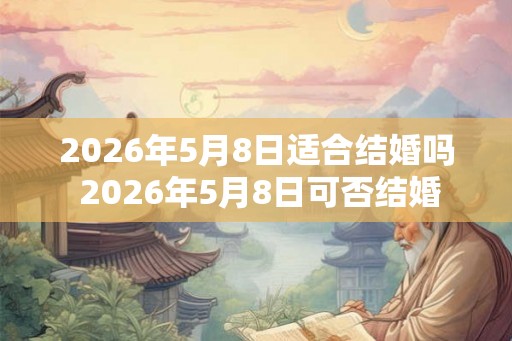2026年5月8日适合结婚吗 2026年5月8日可否结婚