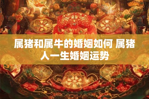 属猪和属牛的婚姻如何 属猪人一生婚姻运势