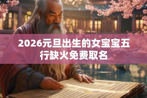 2026元旦出生的女宝宝五行缺火免费取名 2026元旦出生的女宝宝五行缺火免费取名
