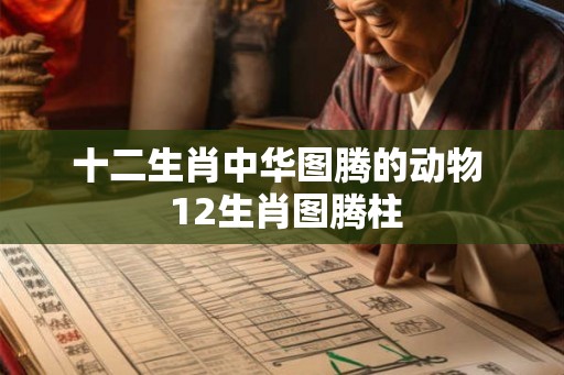 十二生肖中华图腾的动物  12生肖图腾柱