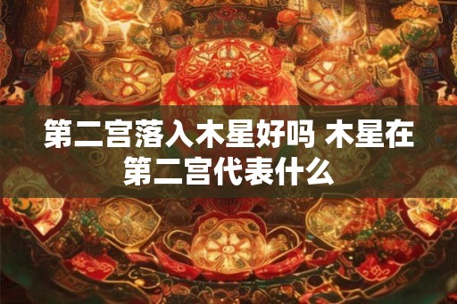 第二宫落入木星好吗 木星在第二宫代表什么