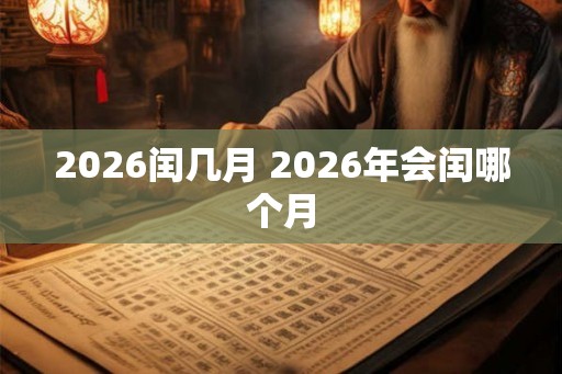 2026闰几月 2026年会闰哪个月