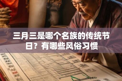 三月三是哪个名族的传统节日？有哪些风俗习惯