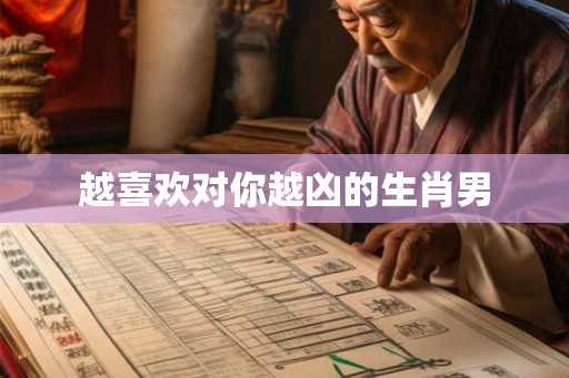 越喜欢对你越凶的生肖男
