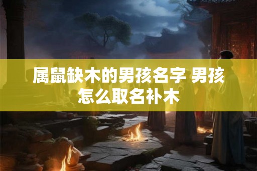 属鼠缺木的男孩名字 男孩怎么取名补木