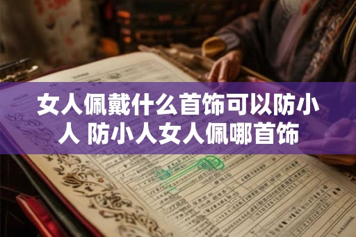 女人佩戴什么首饰可以防小人 防小人女人佩哪首饰