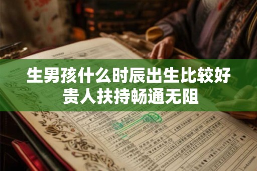 生男孩什么时辰出生比较好 贵人扶持畅通无阻