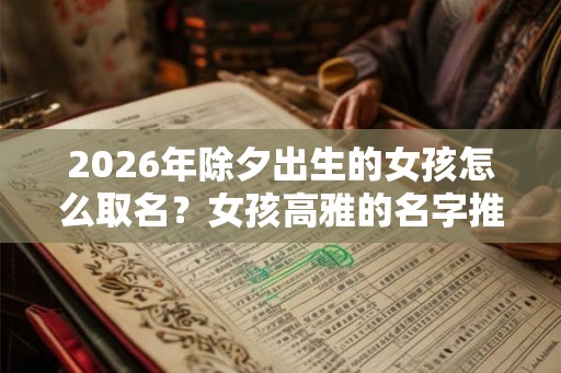 2026年除夕出生的女孩怎么取名？女孩高雅的名字推荐