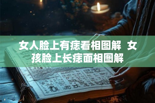 女人脸上有痣看相图解  女孩脸上长痣面相图解