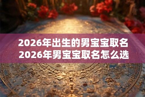 2026年出生的男宝宝取名 2026年男宝宝取名怎么选