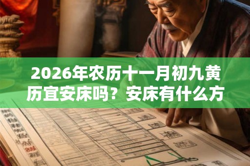 2026年农历十一月初九黄历宜安床吗？安床有什么方法？